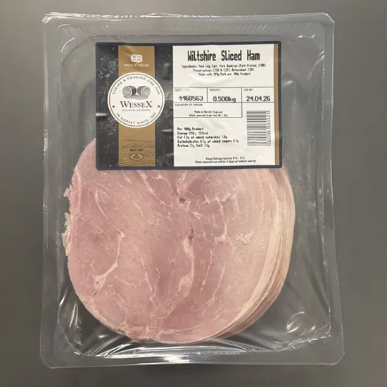 Sliced Cooked Wiltshire Ham (z0727p2)