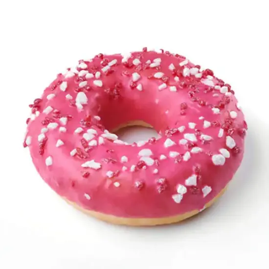 Berry White Iced Ring Doughnut (065334p2)