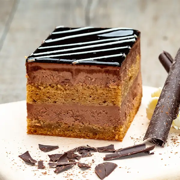 Gluten Free Chocolate & Caramel Mirror Slice (74108p1)