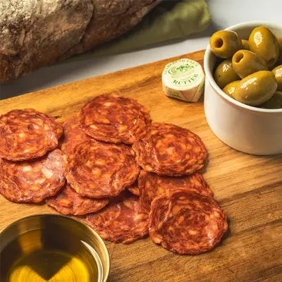 Sliced Sweet Smoked Paprika Chorizo Salami ()
