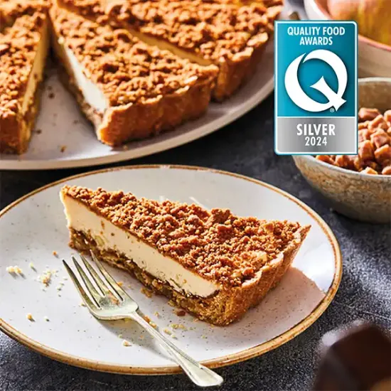 Caramelised Biscuit & Apple Custard Tart (74037p1)