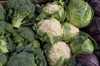 Broccoli, Cabbage & Cauliflower