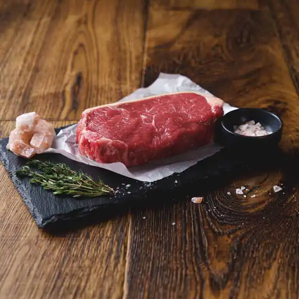 British Beef Himalayan Salt Dry Aged Sirloin Steak – Avg. 12oz Each (bb0203p5)