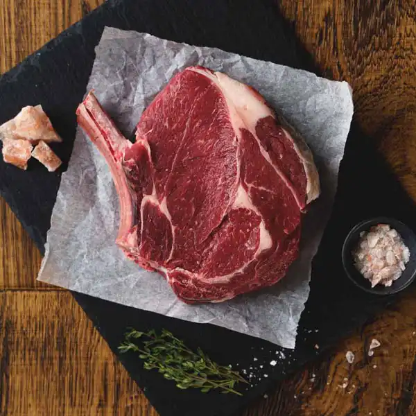British Beef Côte de Bœuf Dry Aged Ribeye Steak - Avg. 1kg, Each (bb3003p2)