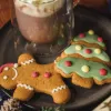 Iced Gingerbread Santa & Xmas Tree (a16092p1)
