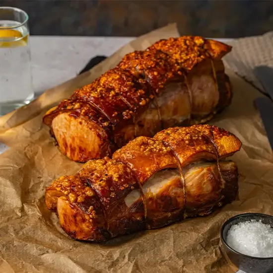 Pork - Loin, Boneless, Whole, Rind On, Avg. 5-6kg (bprk5cp1)