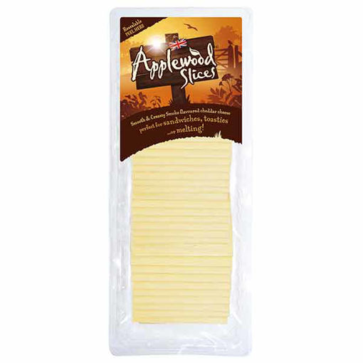 Picture of FROZEN Applewood Smoked Cheddar Slices (12x500g)