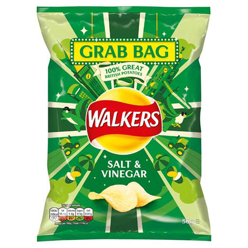 Picture of Walkers Salt & Vinegar Crisps (32x50g)