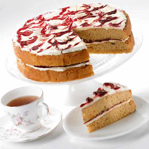 Picture of Earl Grey & Blackcurrant Cake (14p/ptn)