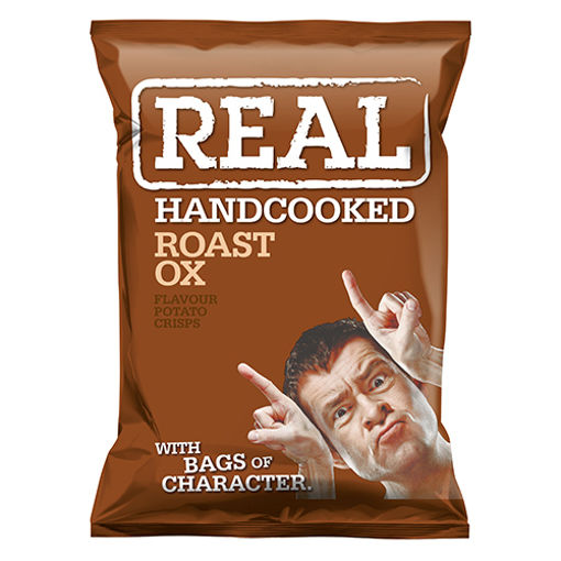 Picture of Hand Cooked Roast Ox Flavour Crisps (24 x 35g)