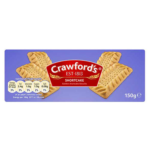 Picture of Crawford's Shortcake Biscuits (12x150g)