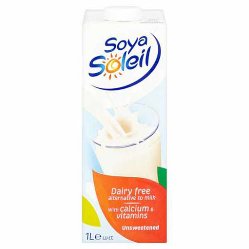 Picture of Soya Soleil Drink (unsweetened) (8x1ltr)