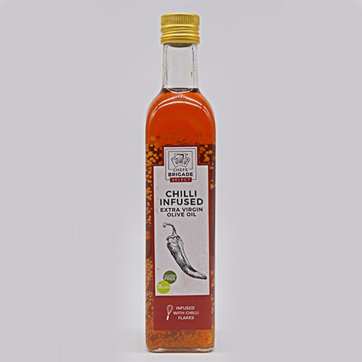 Picture of Chef's Brigade Chilli Infused Extra Virgin Olive Oil (6x500ml)
