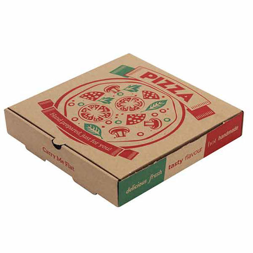 Picture of Euro Packaging Printed Pizza Boxes 9" (100)