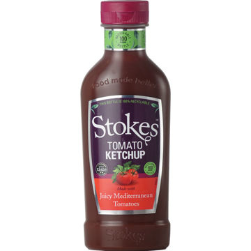 Picture of Stokes Real Tomato Ketchup Squeezy (10x485g)