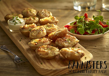 Picture of Bannisters Farm Mini Filled Cheese & Bacon Skins (2x50x38g)