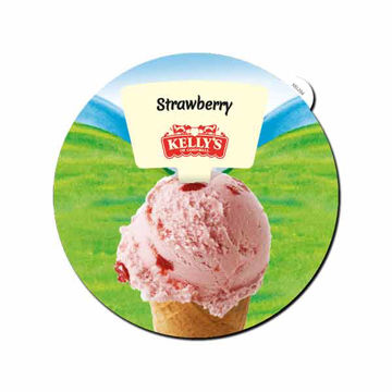 Picture of Kelly's of Cornwall Strawberry Ice Cream (4.5L)