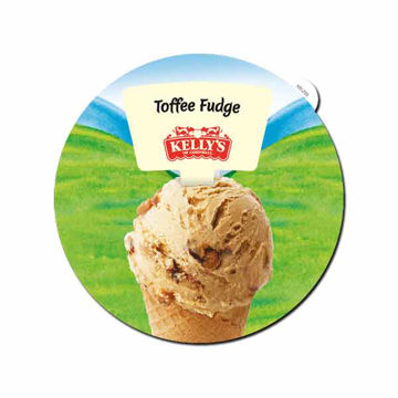 Picture of Kelly's of Cornwall Toffee Fudge Ice Cream (4.5L)