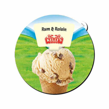 Picture of Kelly's of Cornwall Rum & Raisin Ice Cream (4.5L)