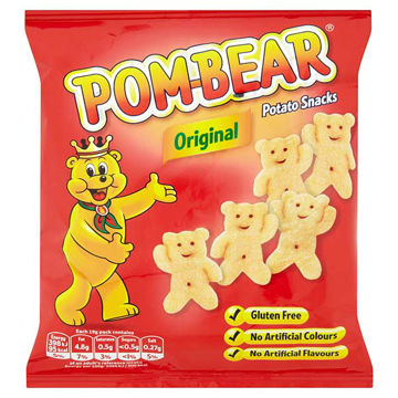 Picture of Pom Bear Potato Snacks Original (36x19g)