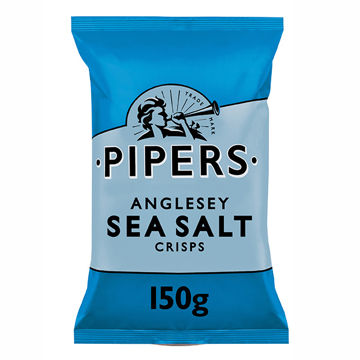 Picture of Pipers Anglesey Sea Salt Crisps (15x150g)