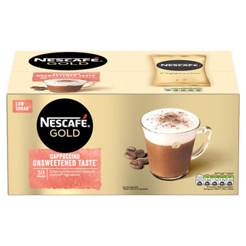 Picture of Nescafe Gold Cappuccino Sachets, Unsweetened (50x14.2g)
