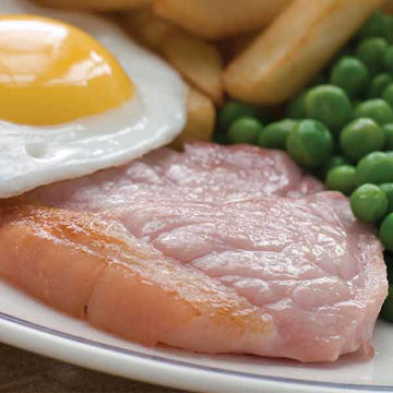 Picture of Midland Bacon Gammon Steaks Avg. 225g (20x8oz)