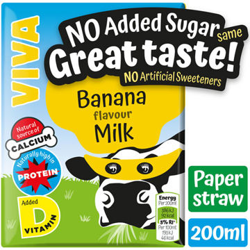 Picture of Viva Banana Milk Drink (27x200ml)