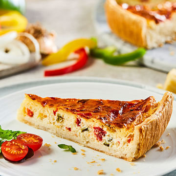 Picture of Chefs' Selections Mediterranean Vegetable Quiche (12ptn)