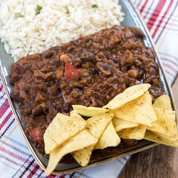 Picture of Authentic Curries & World Foods Smokey Three Bean Chilli (6x350g)