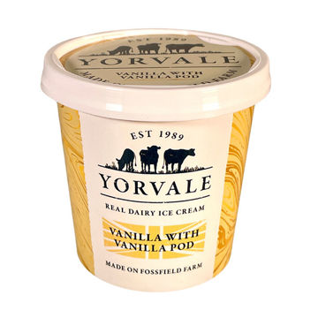 Picture of Yorvale Dairy Vanilla Ice Cream with Pods (24x120ml)