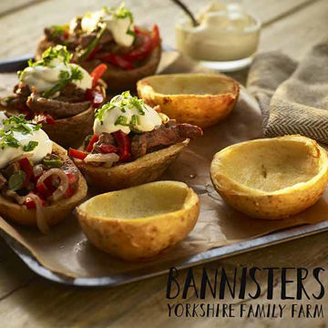 Picture of Bannisters Farm Baked Potato Longboats (80)