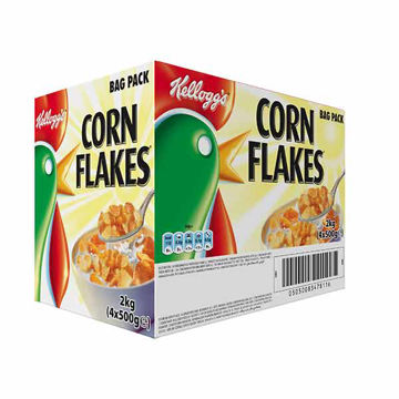 Picture of Kellogg's Cornflakes Bag Pack (4x500g)