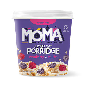 Picture of MOMA Cranberry and Raisin Porridge Pots (12x70g)