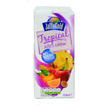 Picture of Jaffa Gold Tropical Juice Drink - No Added Sugar (12x1L)