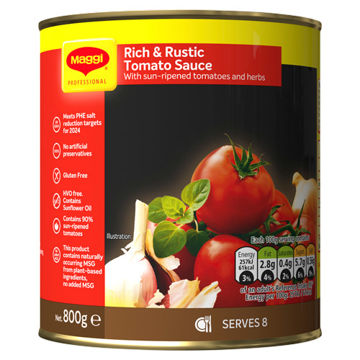 Picture of Maggi Rich & Rustic Tomato Sauce (12x800g)
