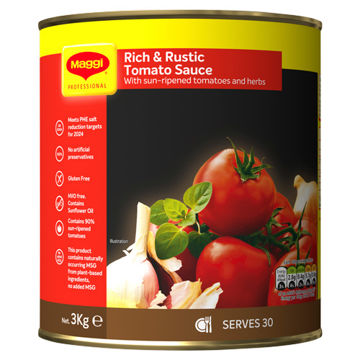 Picture of Maggi Rich & Rustic Tomato Sauce (6x3kg)