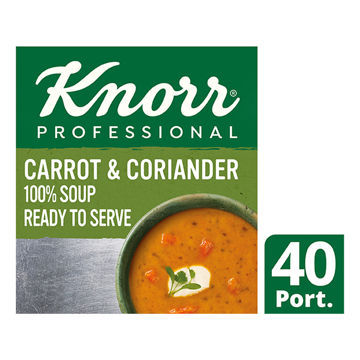 Picture of Knorr 100% Soup Carrot & Coriander Soup (4x2.5kg)
