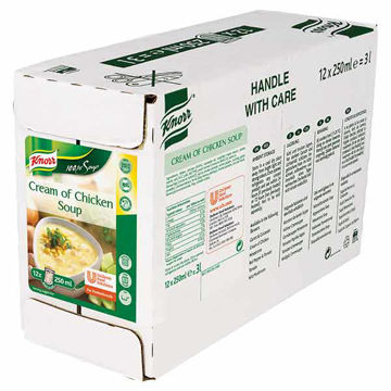 Picture of Knorr 100% Cream of Chicken Soup (12x250ml)