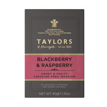 Picture of Taylors of Harrogate Blackberry and Raspberry Tea (6x20)