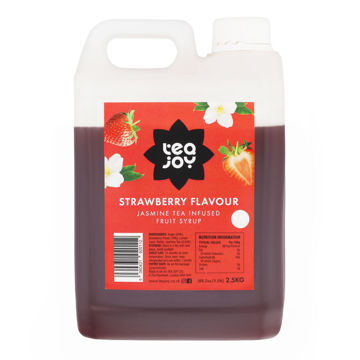 Picture of Tea Joy Strawberry Flavour Jasmine Tea Infused Fruit Syrup (4x2.5kg)