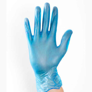 Picture of Aurelia Powder Free Large Blue Vinyl Gloves (10x100)