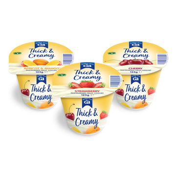 Picture of Thick & Creamy Fruit Yoghurts (20x125g)