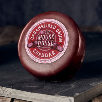 Picture of The Mouse House Caramelised Onion Cheddar Cheese (12x200g)