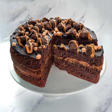 Picture of Proper Maid Gluten Free Caramel & Chocolate Cake (14ptn)