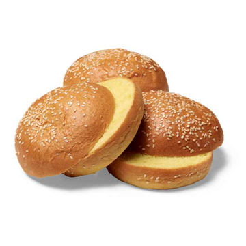 Picture of Speciality Breads Glazed, Seeded & Sliced Brioche Buns (48x90g)