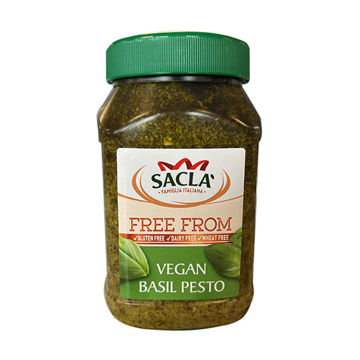 Picture of Sacla Italia Free From Vegan Basil Pesto (6x950g)