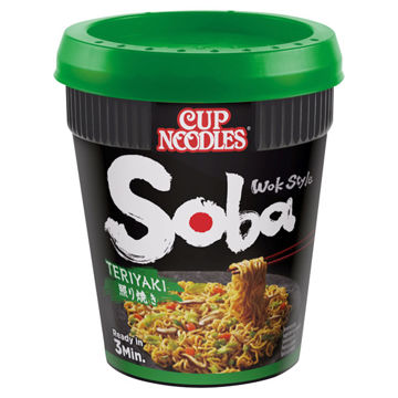 Picture of Nissin Soba Cup Teriyaki Noodles (8x90g)