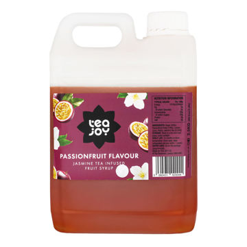 Picture of Tea Joy Passionfruit Flavour Jasmine Tea Infused Fruit Syrup (4x2.5kg)