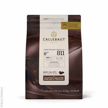 Picture of Callebaut Plain Dark Chocolate Callets (8x2.5kg)